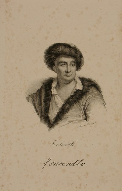 Portrait of Bernard le Bovier de Fontenelle by Francois Seraphin Delpech
